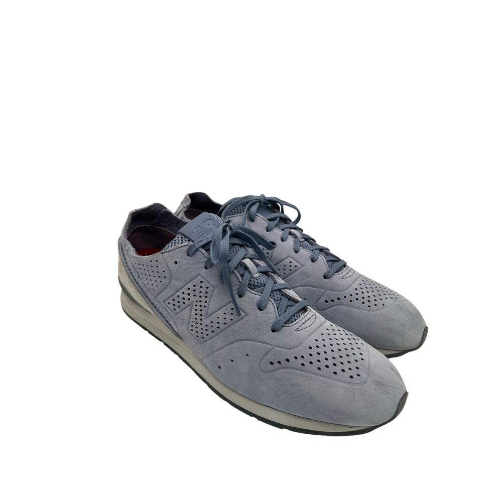 New Balance 696 Reengineered Sneakers Size 12 light Blue Suede Lifestyle Shoes